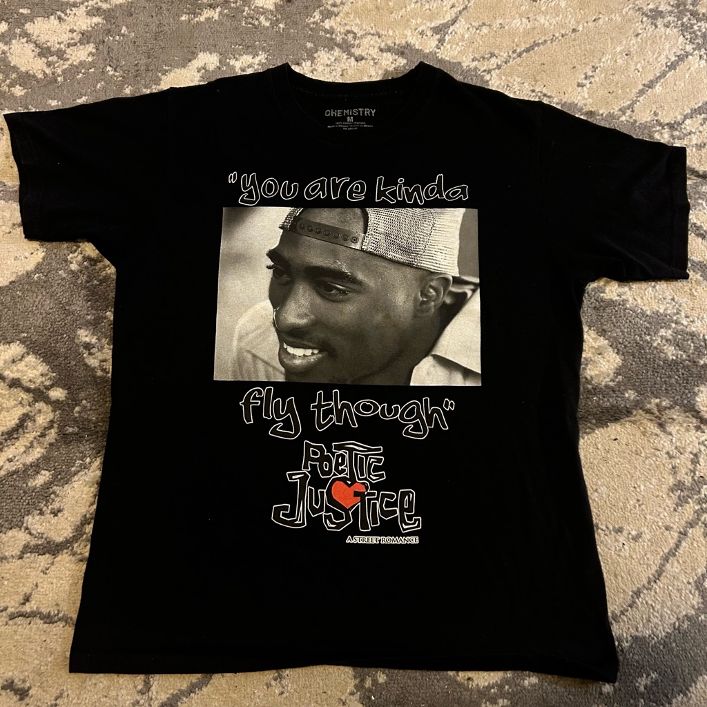 Poetic Justice "You Are Kinda Fly" Men's Black T-Shirt. Collectible